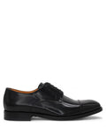 Scarpe Derby in Pelle Antik Nero-Graziano Salvatelli-Stringate-Vittorio Citro Boutique