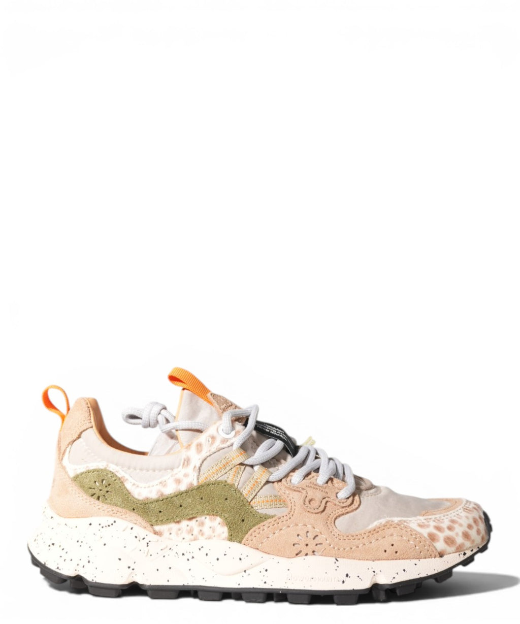 Sneakers Flower Mountain Yamano 3 in Suede e Cavallino
