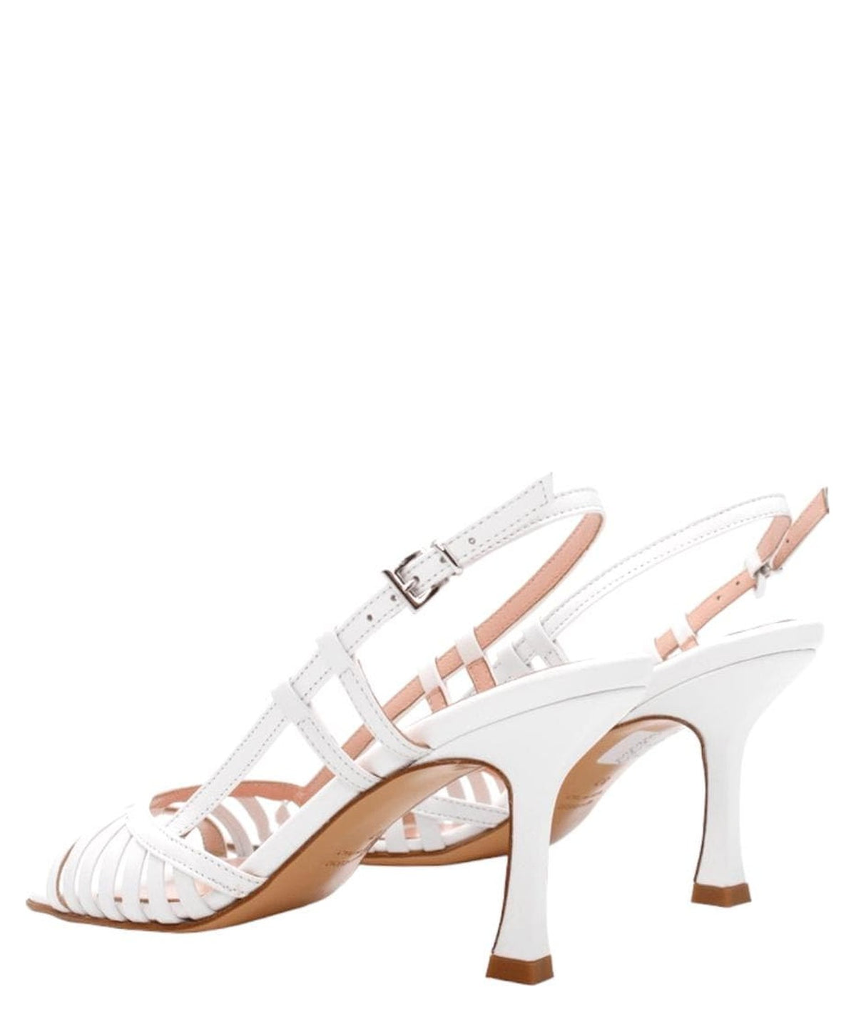 Sandalo in pelle con fasce sottili - Vittorio Citro Boutique