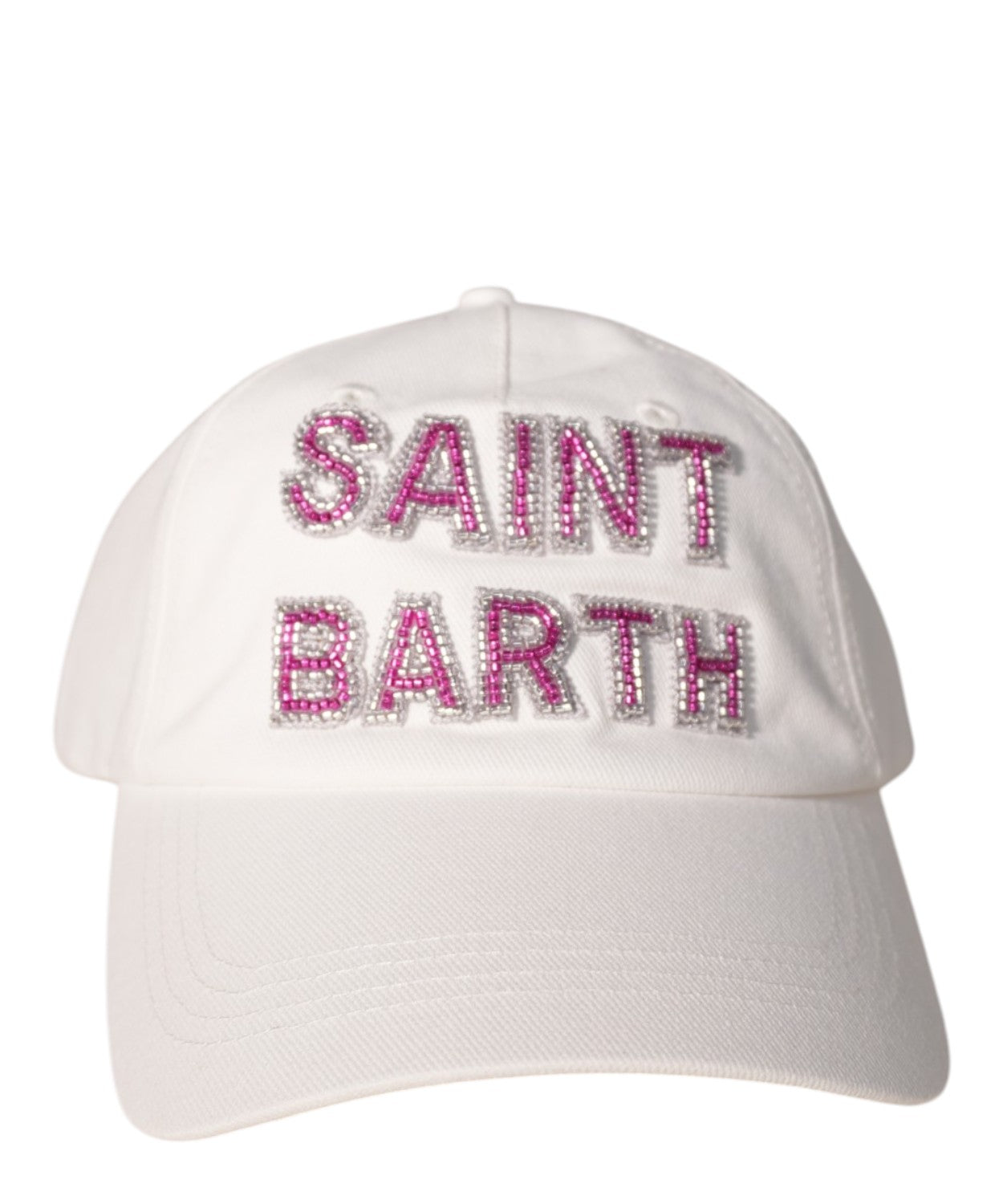 Berretto MC2 Saint Barth con Logo in Perline