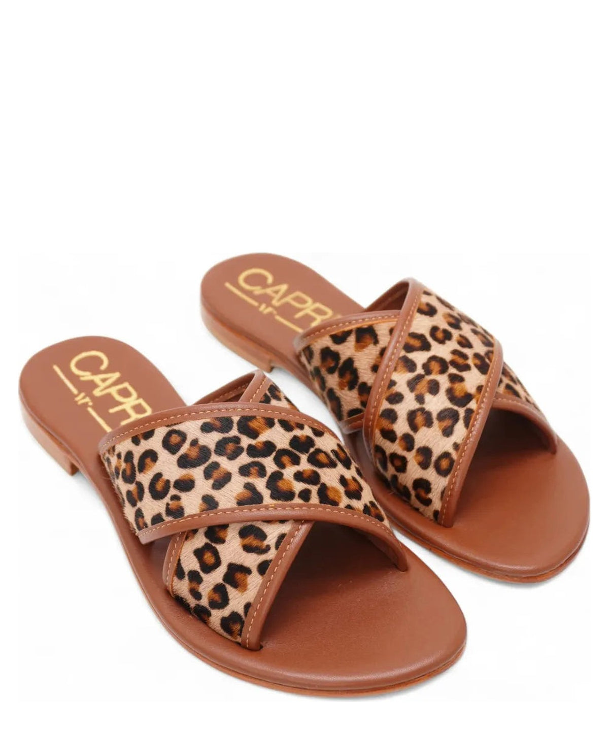 Sandalo Capri Artigianale Animalier in Cavallino-Capri Vittorio Citro-Ciabatte-Vittorio Citro Boutique