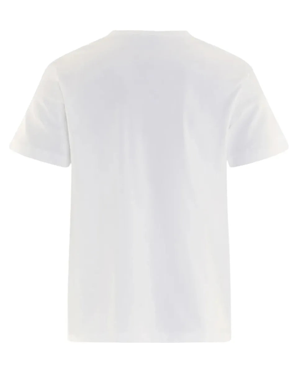 Lacoste T-shirt Bianca con Stampa-LACOSTE-T-shirt-Vittorio Citro Boutique