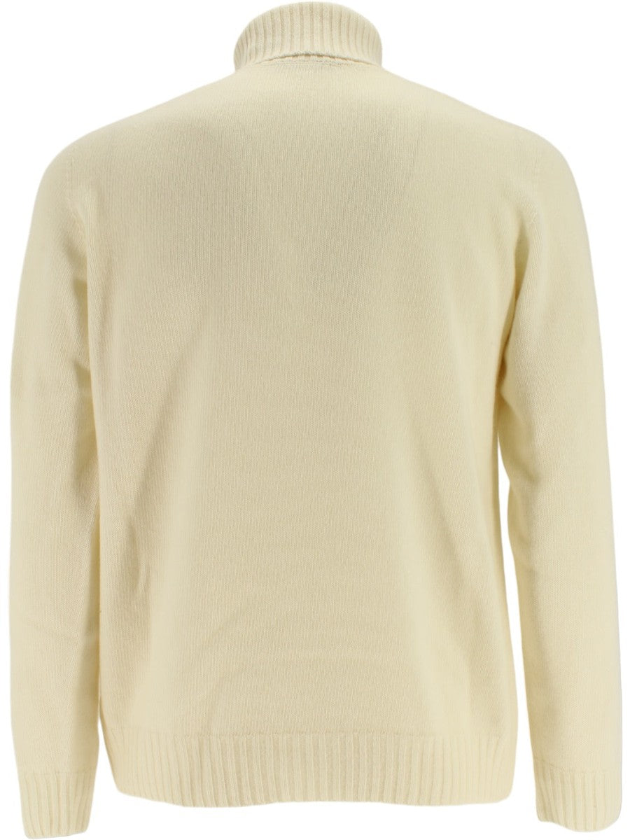 Collo Alto in Lana Merino e Cashmere-Maglieria-JEORDIE'S-Vittorio Citro Boutique