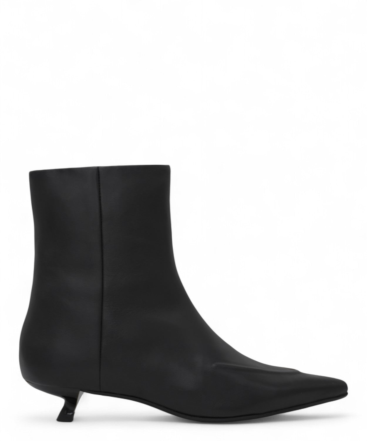 Tronchetto in Pelle a Punta Tacco 3cm-JVAM-Stivali-Vittorio Citro Boutique