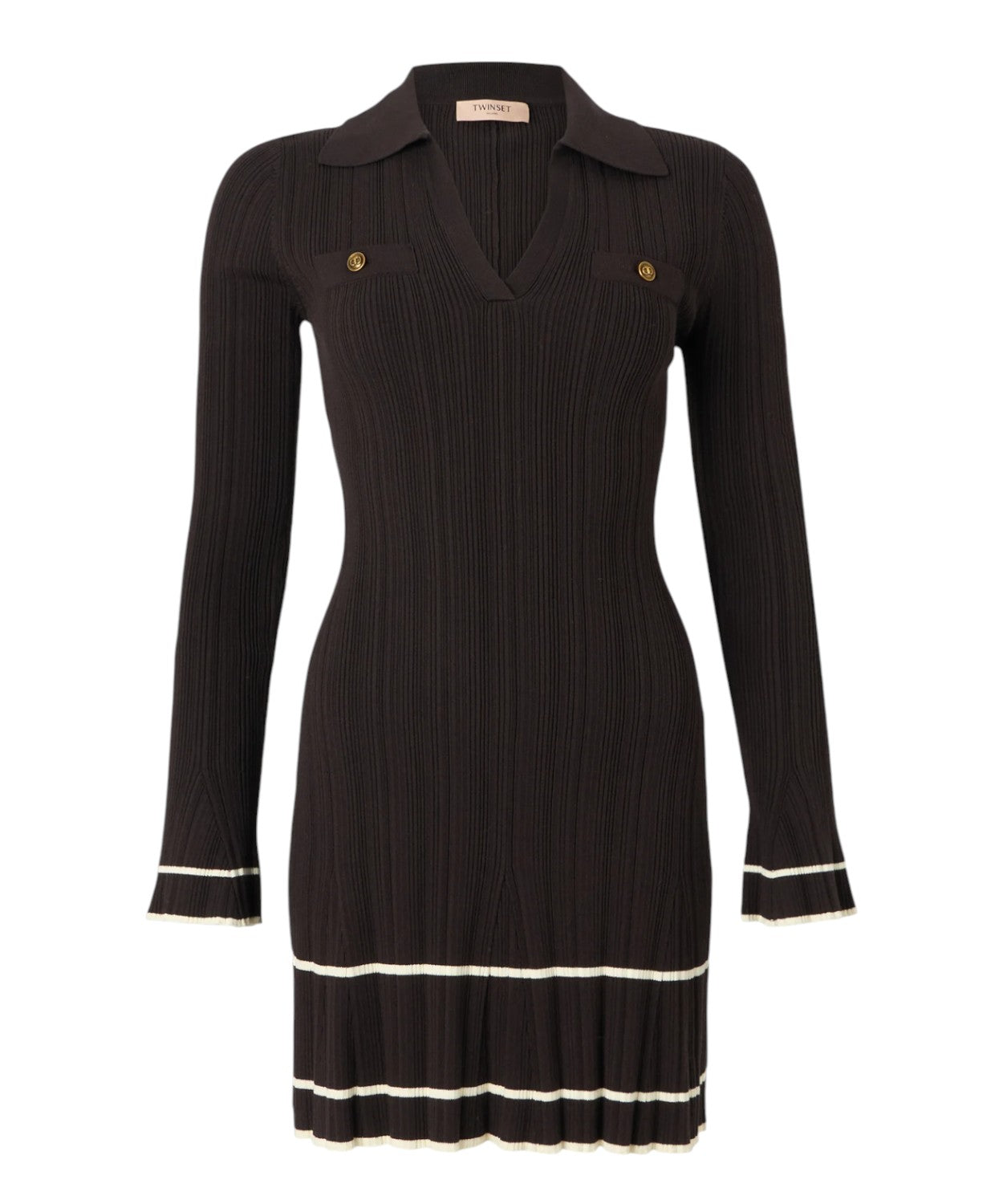 Vestito Maglia Elasticizzata a Campana Twinset