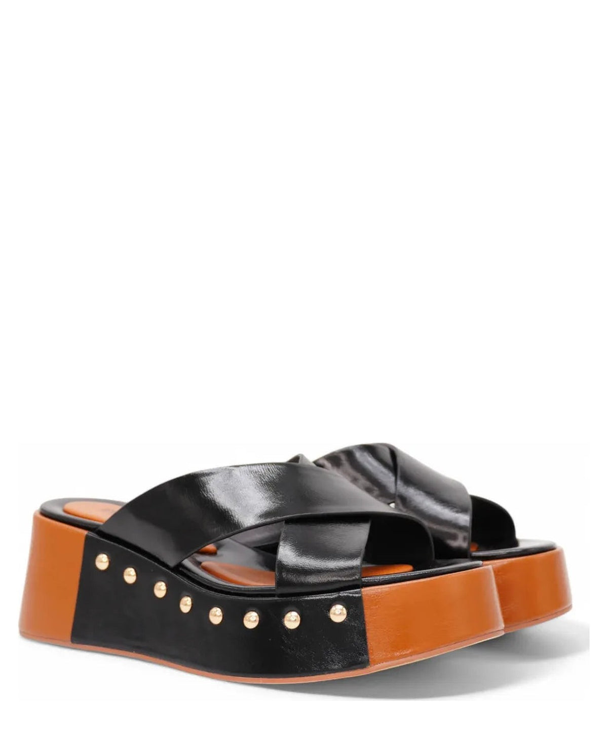 Sandalo in Pelle con Fasce ad Incrocio-Vivien Lee-Sandali-Vittorio Citro Boutique