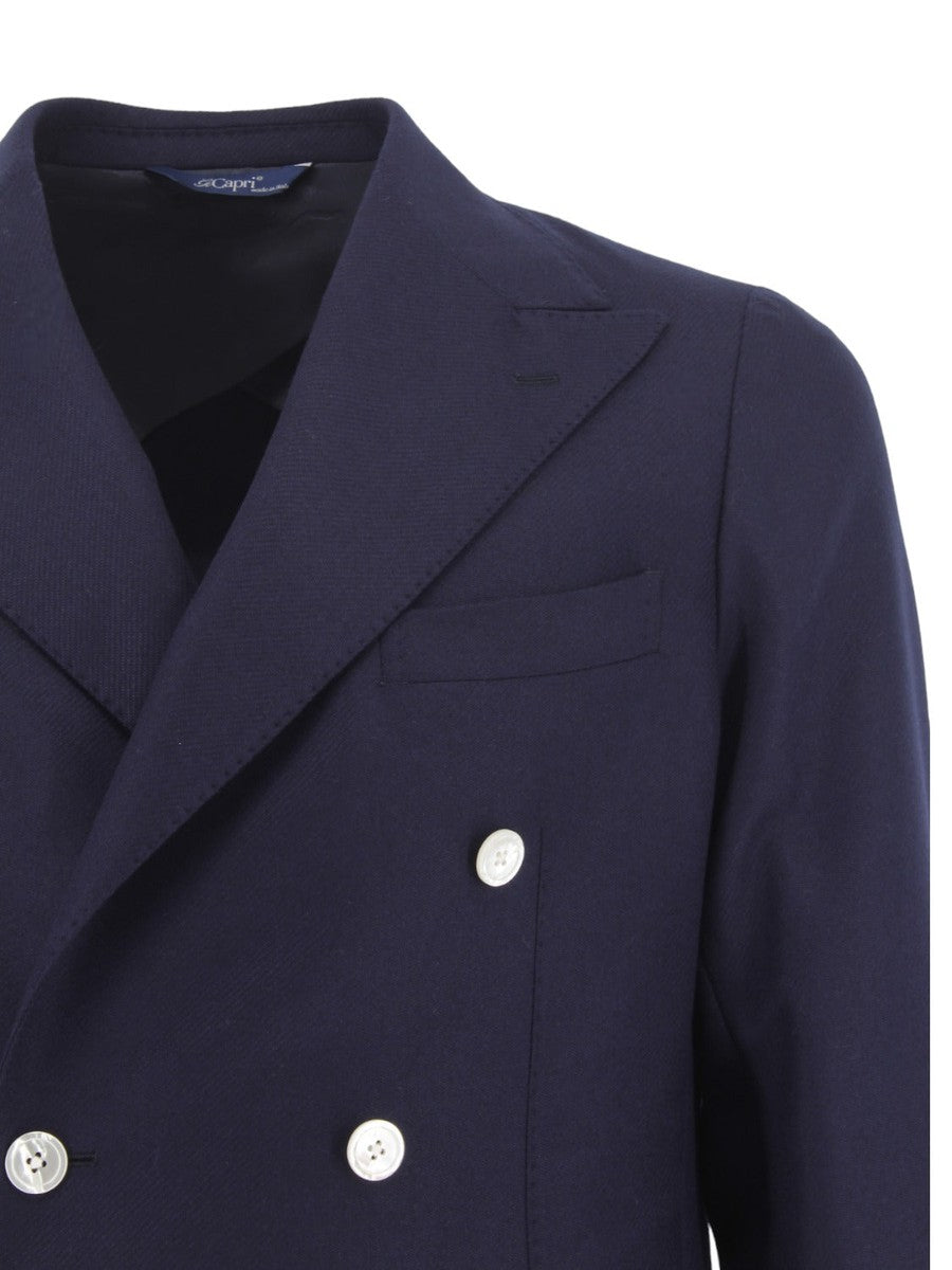 Giacca doppio petto spigata-GI CAPRI-Giacche-Vittorio Citro Boutique