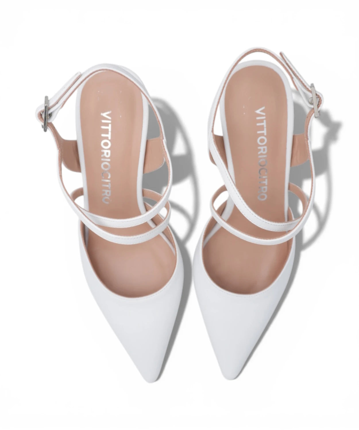 Décolleté Bianche con Cinturino - Vittorio Citro