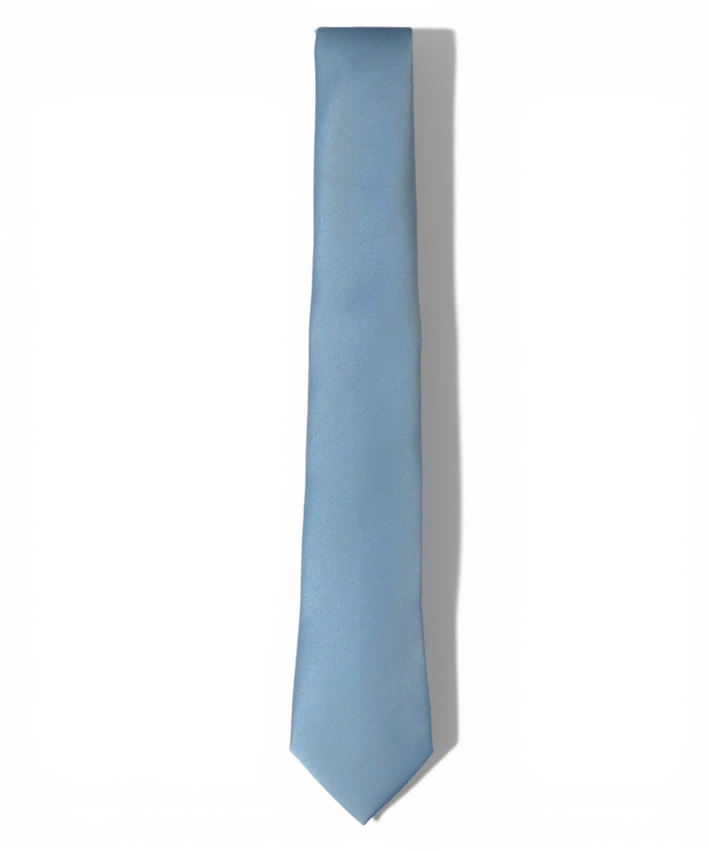 Corbata Clásica Lisa Azul Claro
