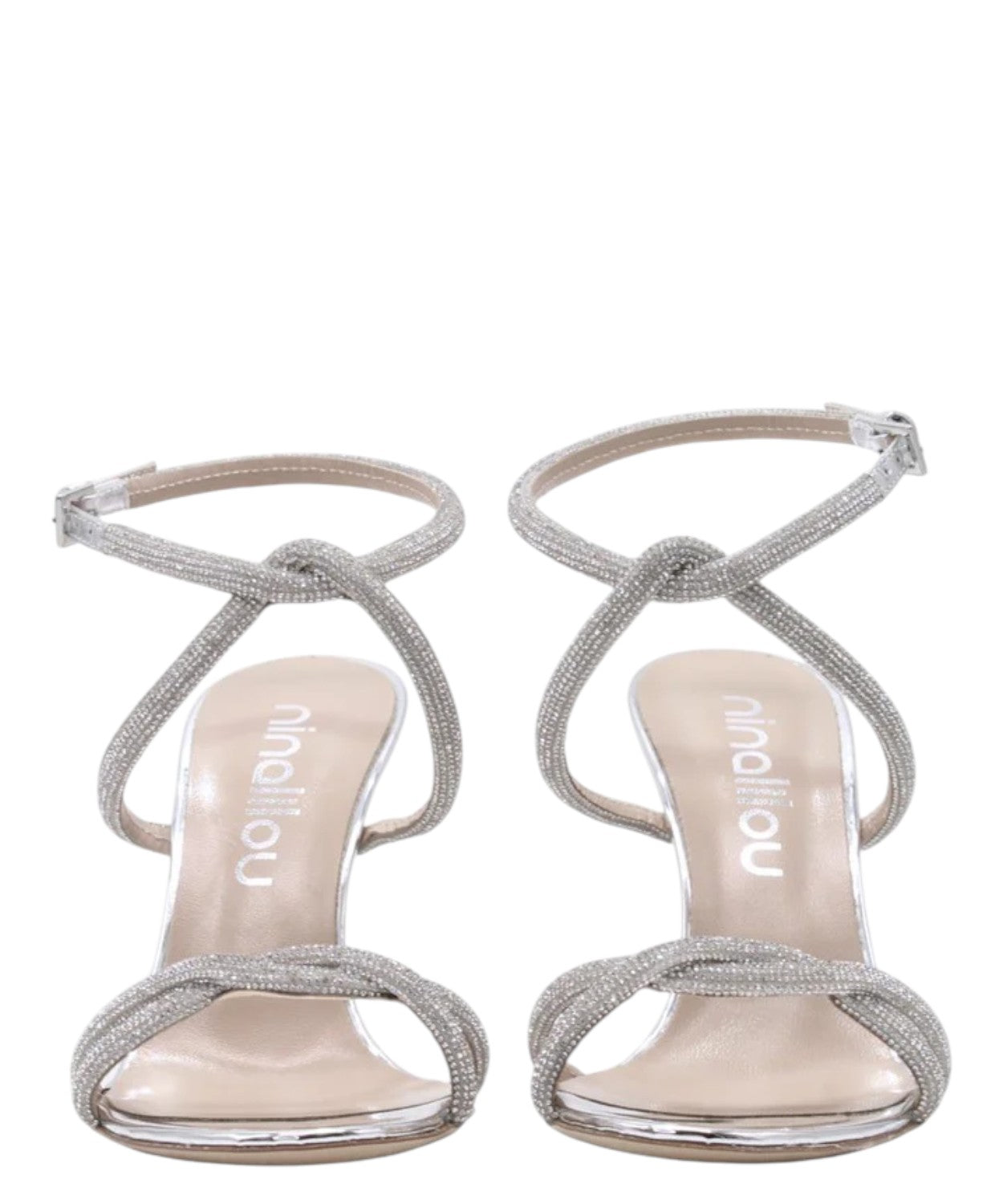 Sandalo Alto Ninalilou MYA 90 con Strass