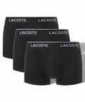 Lacoste Boxer Uomo Cotone Elasticizzato 3 Pezzi