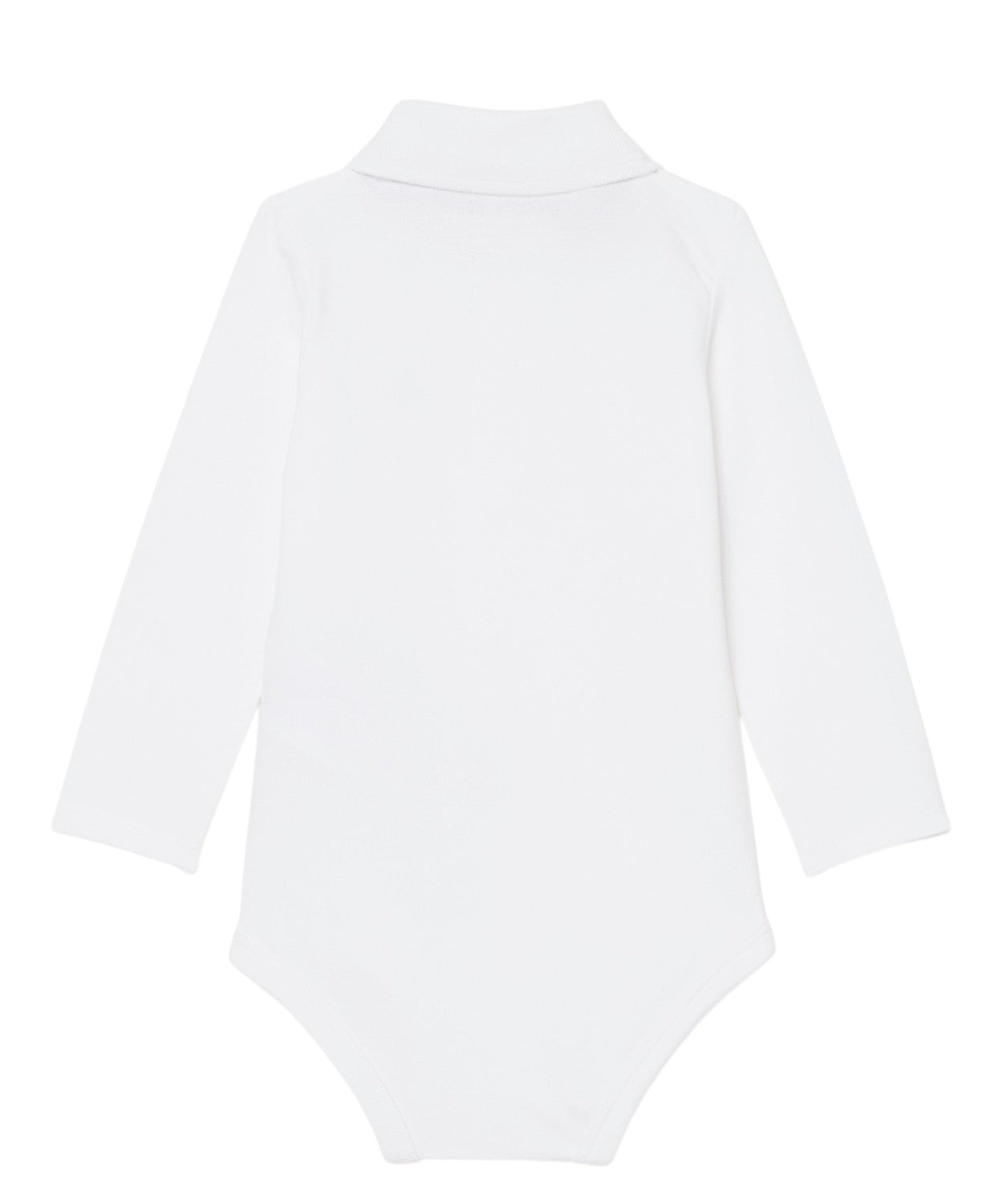 Body Lacoste Neonato in Cotone a Maniche Lunghe