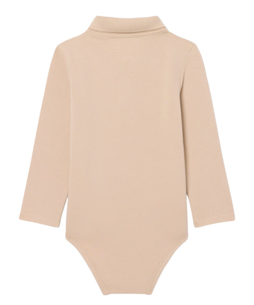 Body Lacoste Neonato in Cotone a Maniche Lunghe