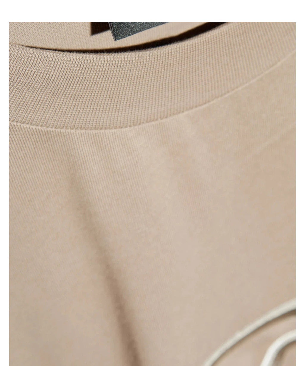 T-shirt in jersey heavy con ricamo logo a rilievo ASV-T-shirt-Emporio Armani-Vittorio Citro Boutique