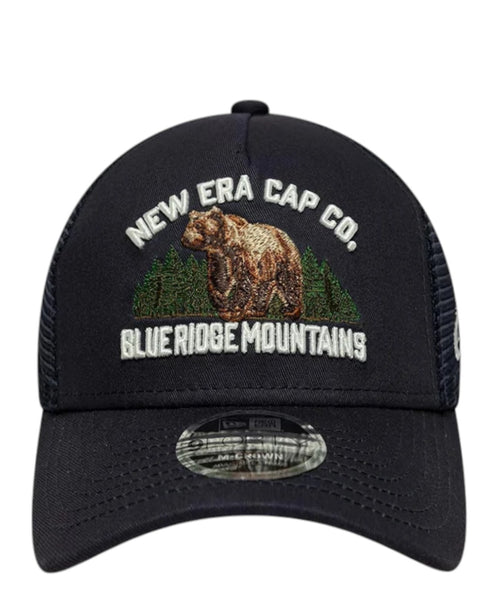 Cappellino New Era trucker blu navy A-Frame M-Crown