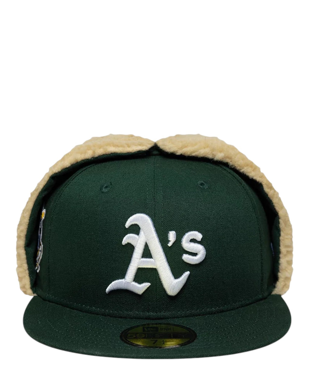 Cappellino New Era Fitted Dogear Athletics per il baseball