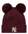 New Era New York Yankees MLB-muts voor dames met dubbele pompon