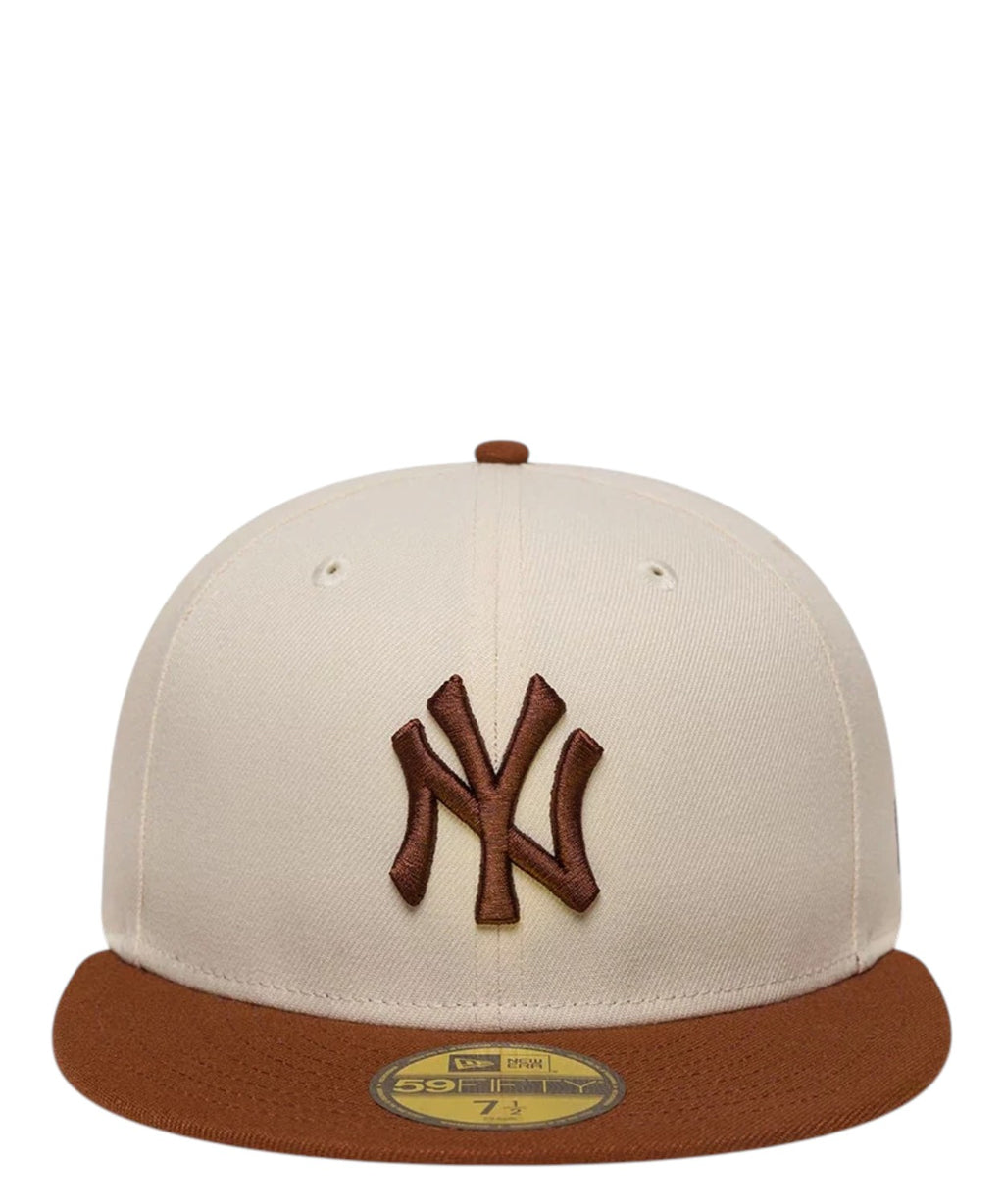 New Era New York Yankees Cream & Red 59FIFTY Fitted Cap