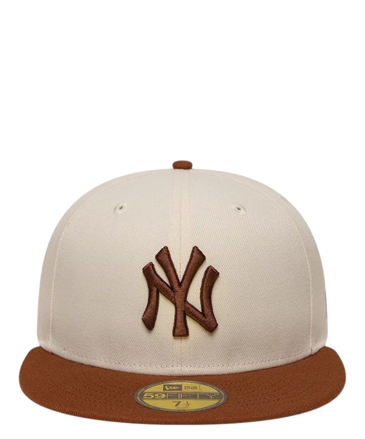 New Era New York Yankees Cream & Red 59FIFTY Fitted Cap