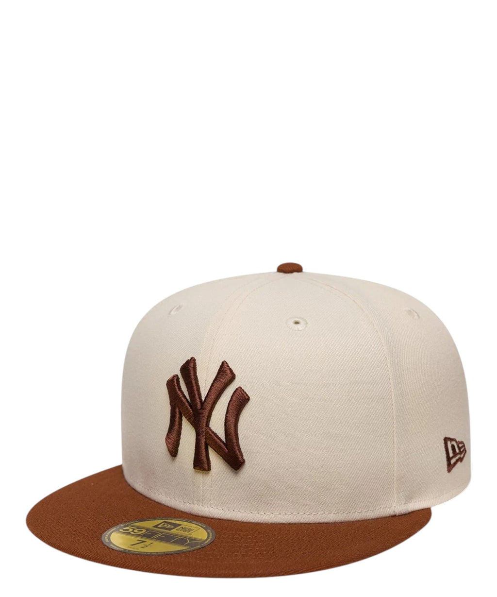 New Era New York Yankees Cream & Red 59FIFTY Fitted Cap