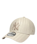New Era 9FORTY New York Yankees béžová z tkaniny PU Weave