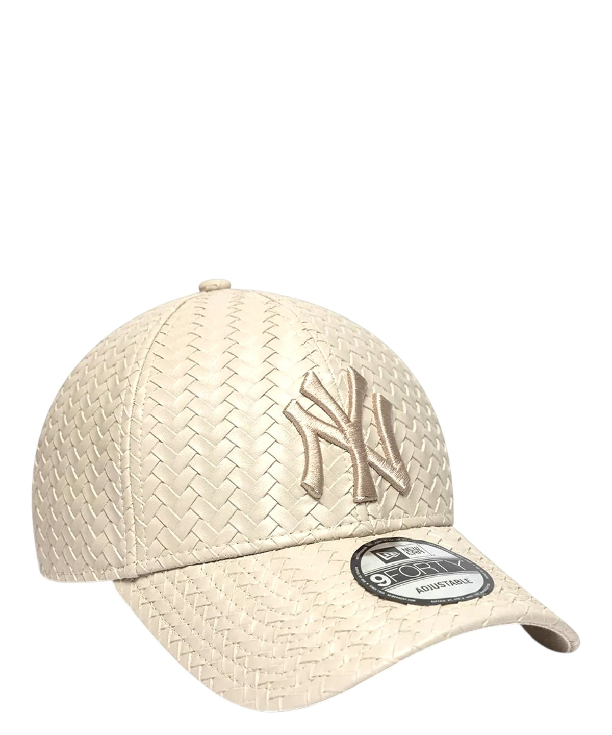 New Era 9FORTY New York Yankees béžová z tkaniny PU Weave