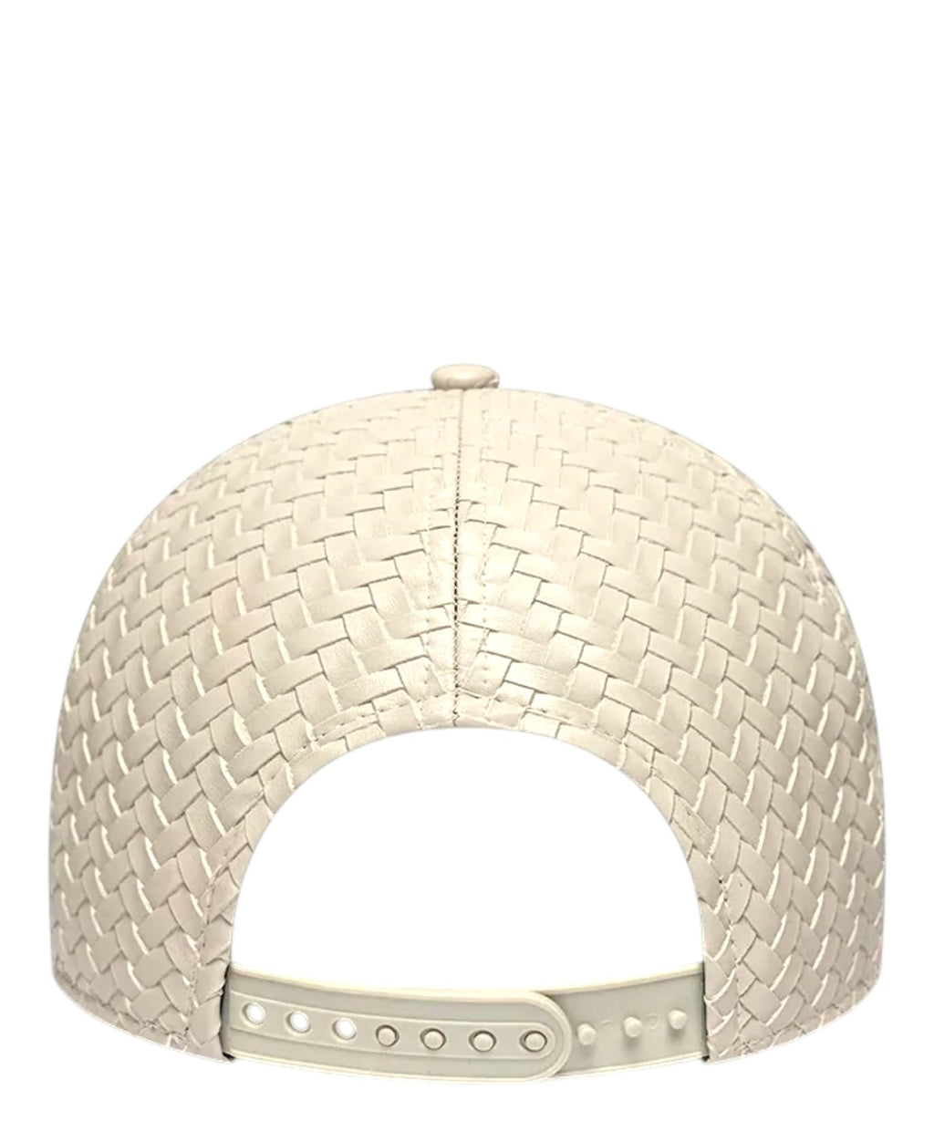 New Era 9FORTY New York Yankees béžová z tkaniny PU Weave