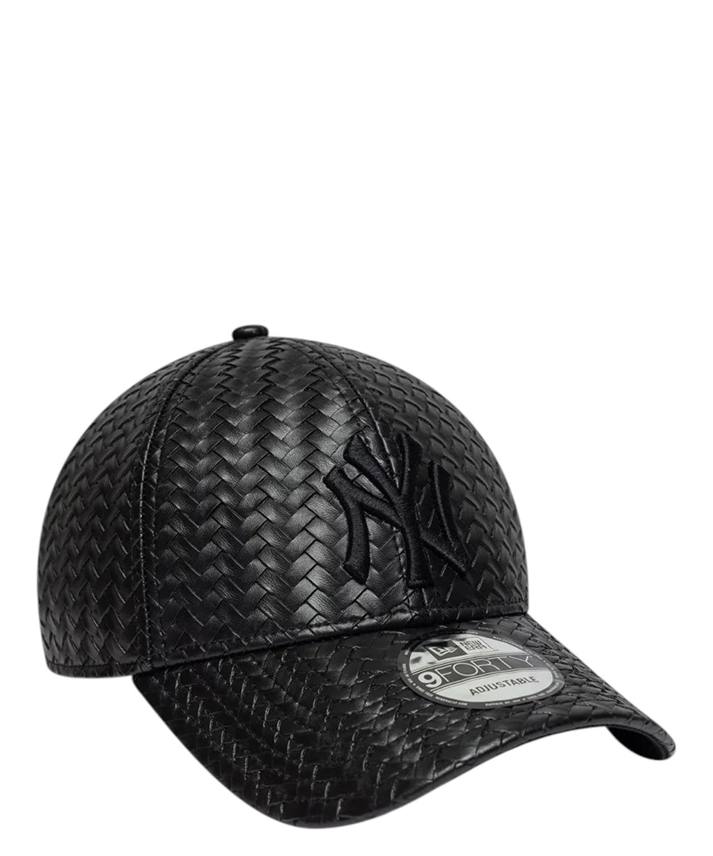 New Era 9FORTY New York Yankees béžová z tkaniny PU Weave