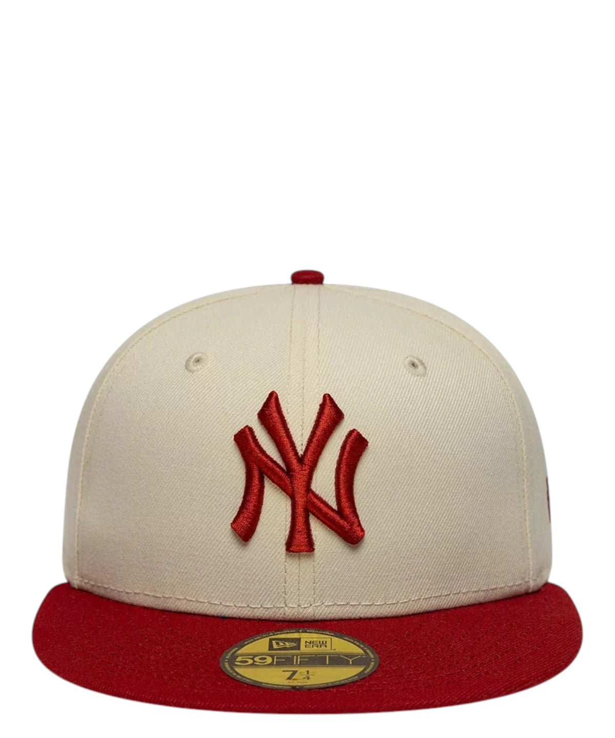 New Era New York Yankees Cream & Red 59FIFTY Fitted Cap