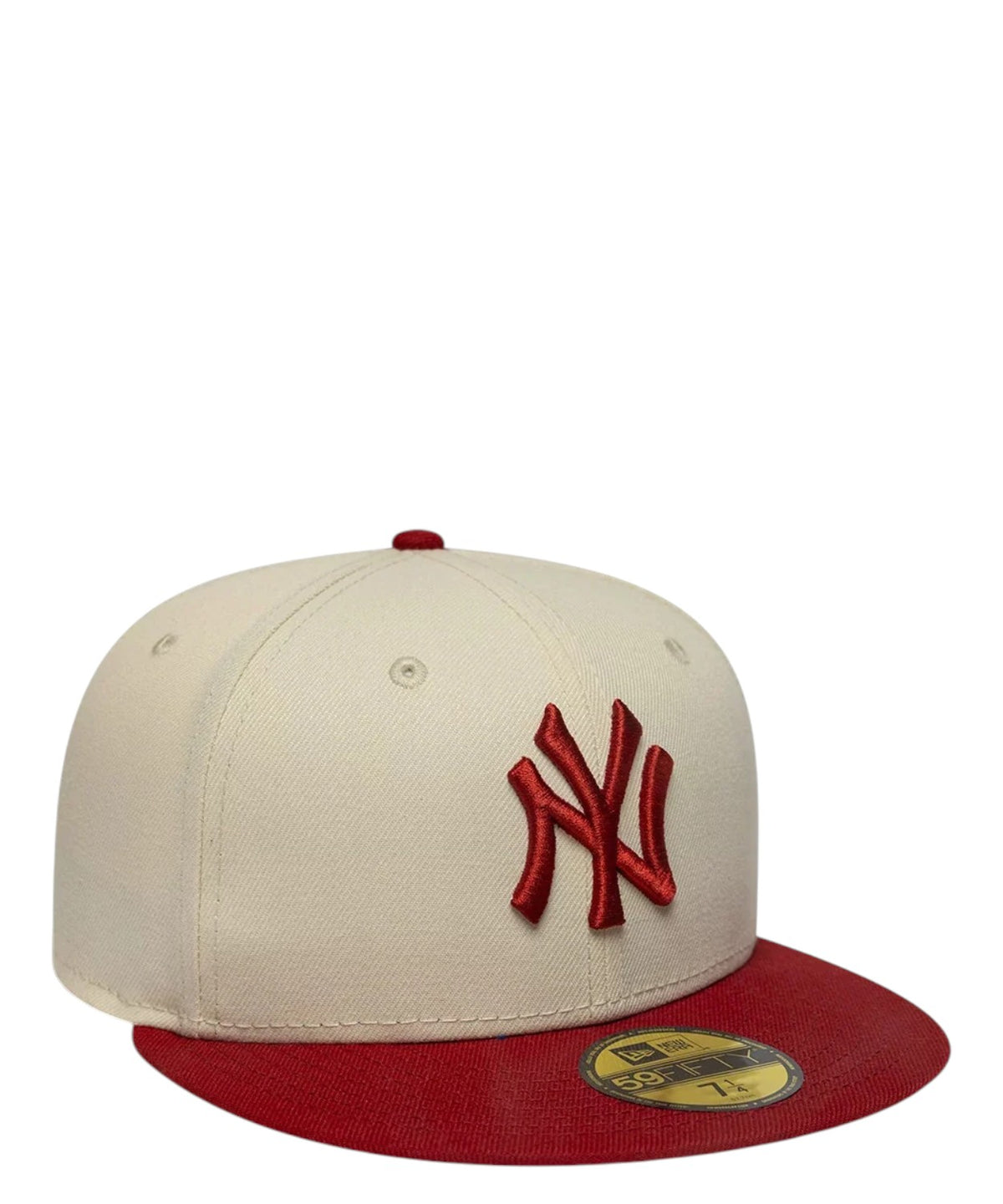 New Era New York Yankees Cream & Red 59FIFTY Fitted Cap