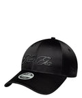Damska czarna czapka New Era 9FORTY Satin Gem z kryształkami