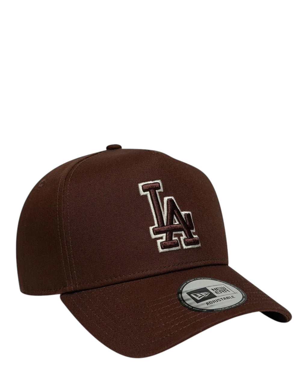Gorra 9FORTY E-Frame marrón con contorno del equipo MLB LA Dodgers de New Era
