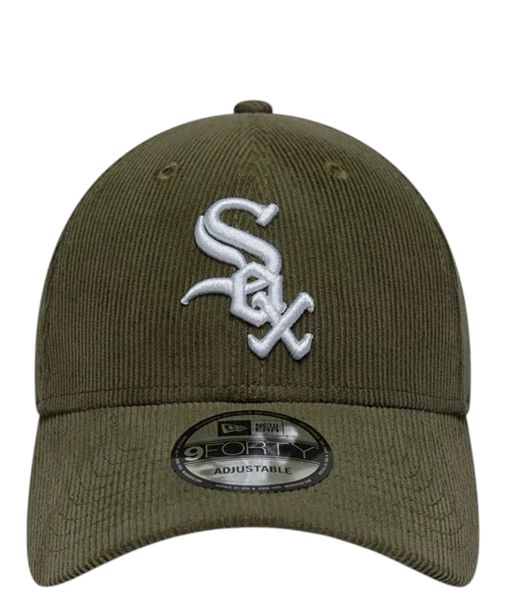 New Era 9FORTY Chicago White Sox MLB Cordfløjl Grøn