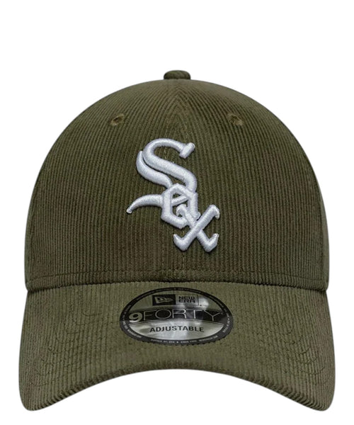 New Era 9FORTY Chicago White Sox MLB Cordfløjl Grøn