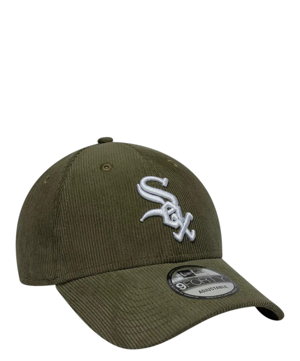 New Era 9FORTY Chicago White Sox MLB Cordfløjl Grøn