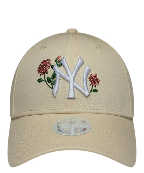 „New Era“ 9FORTY Niujorko „Yankees“ MLB rožiniais blizgučiais