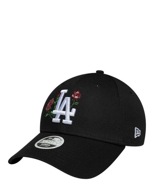 New Era 9FORTY LA Dodgers MLB Rose Sequin Nero Donna