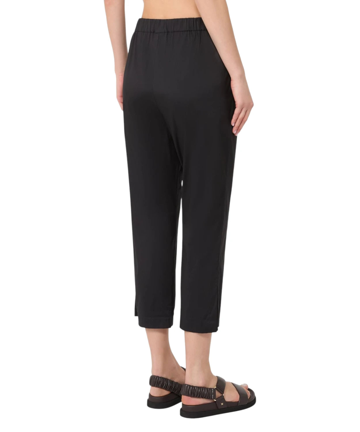 Spodnie Capri Max Mara z bawełny elastycznej