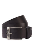 Cintura Uomo Levi's 40 mm in Pelle Nera New Duncan