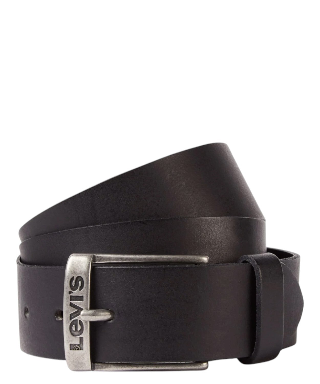 Cintura Uomo Levi's 40 mm in Pelle Nera New Duncan