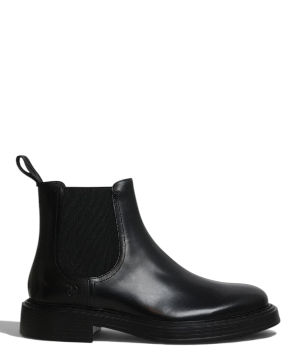 Stivaletto Fabi Wembley in Pelle Nera per Uomo
