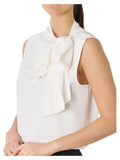 Top Divo con Fiocco in Crêpe Misto Seta-Top-Marella-Vittorio Citro Boutique
