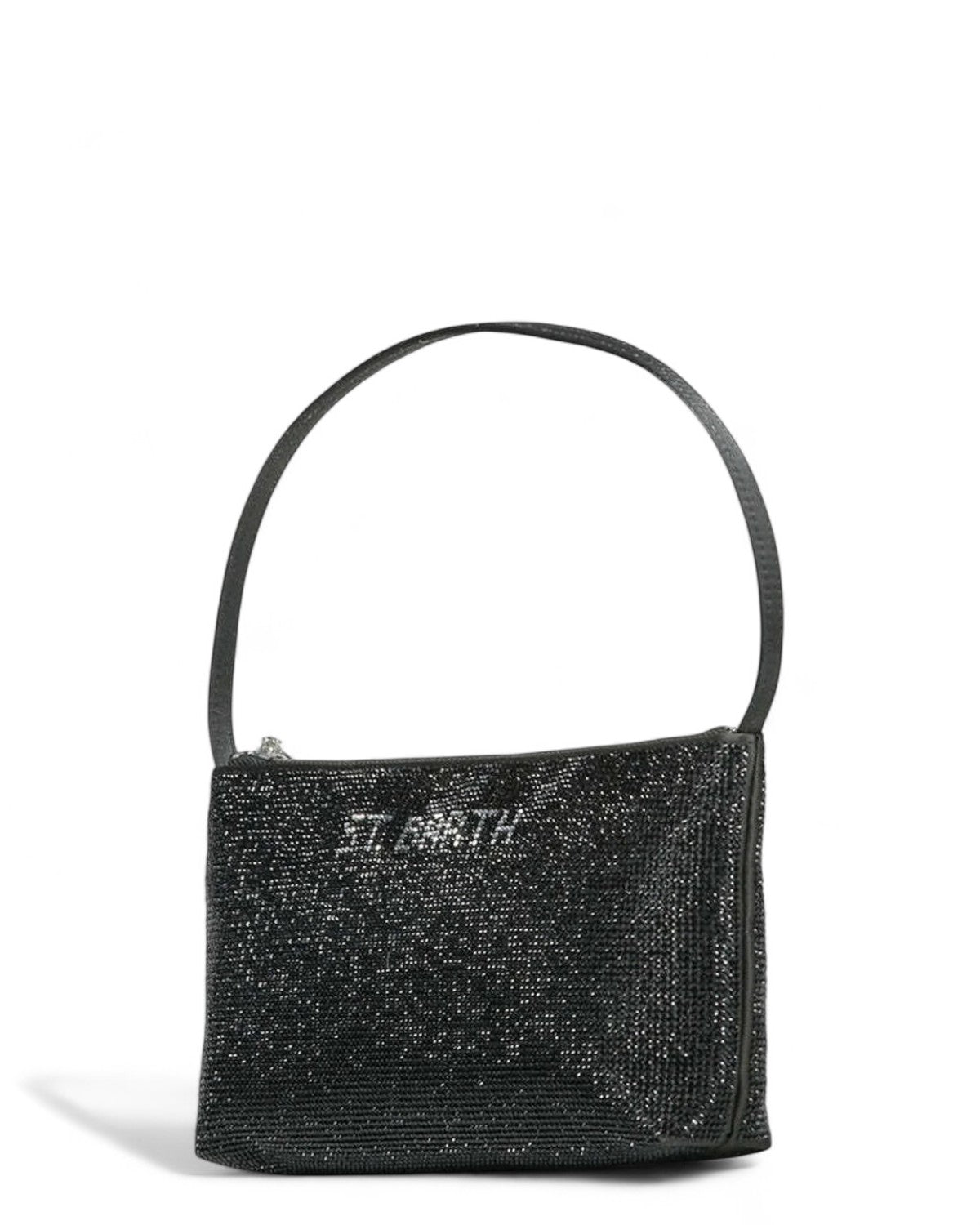 Borsa a Spalla Strassy con Logo-Mc2 Saint Barth-Borse a spalla-Vittorio Citro Boutique