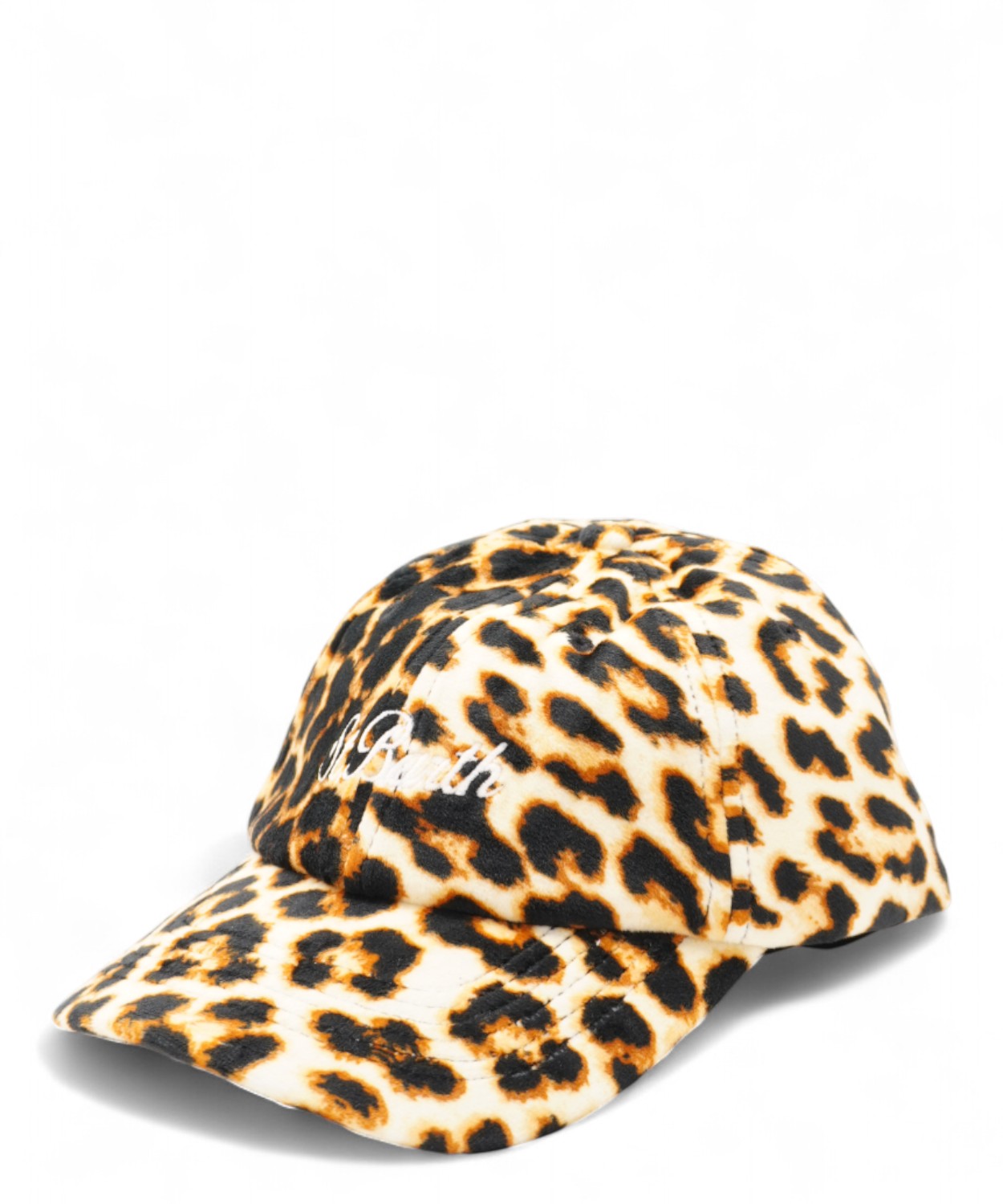 Berretto Baseball Velvet leopardato-Mc2 Saint Barth-Cappelli-Vittorio Citro Boutique