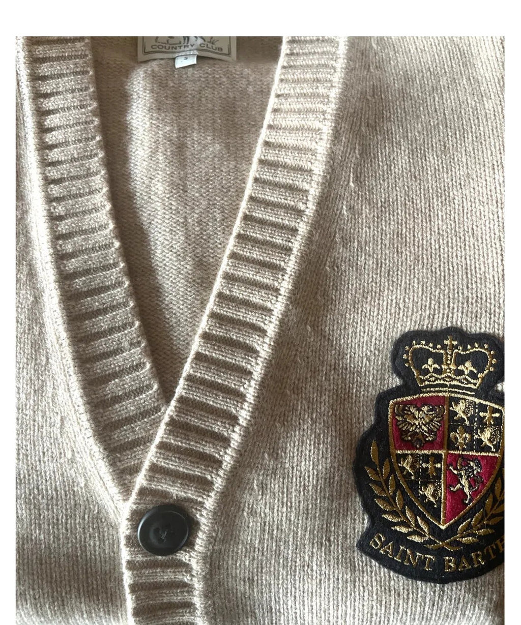 Cardigan Varsity con Tasche Anteriori-Mc2 Saint Barth-Maglieria-Vittorio Citro Boutique