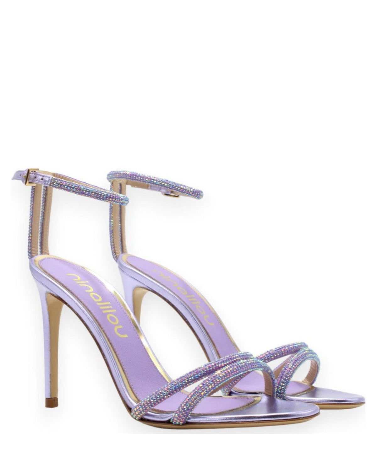 Sandalo Lady con Cinturino e Strass-NINALILOU-Sandali-Vittorio Citro Boutique