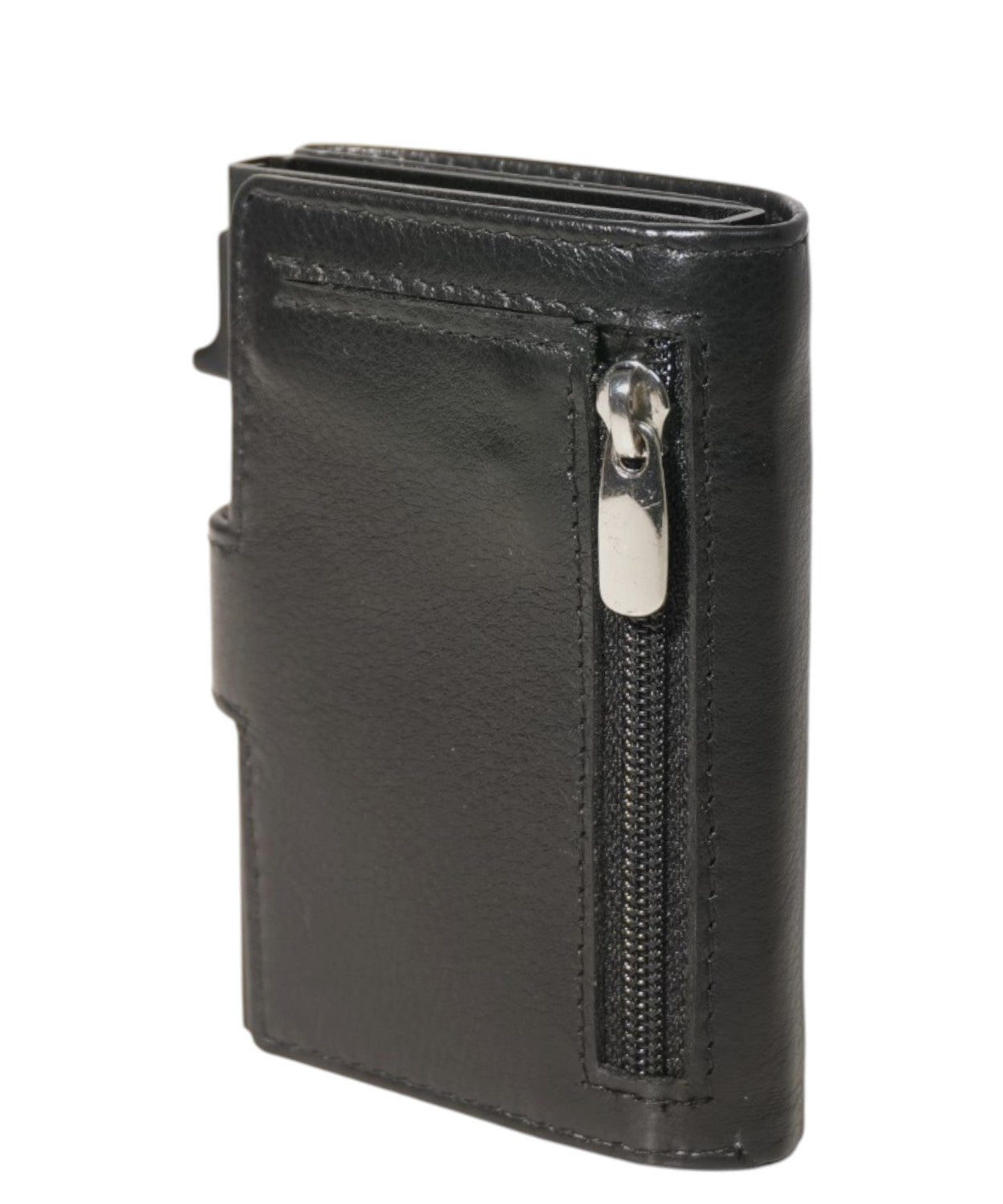 Portafoglio uomo pelle con meccanismo pop up e zip
