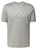 T-shirt in jersey misto lyocell con ricamo logo-Emporio Armani-T-shirt-Vittorio Citro Boutique