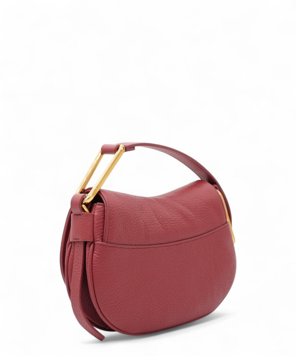 Borsa a spalla in pelle martellata-Coccinelle-Borse a spalla-Vittorio Citro Boutique