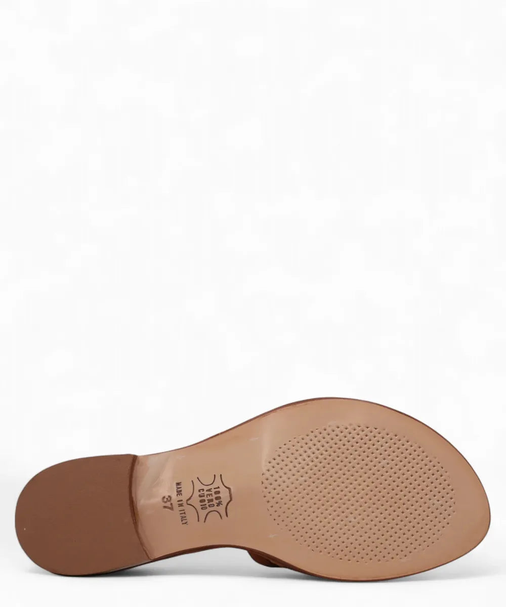 Sandalo Infradito Caprese in Suede-Capri Vittorio Citro-Sandali-Vittorio Citro Boutique